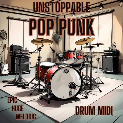 Unstoppable Pop Punk Drums MIDI Pack