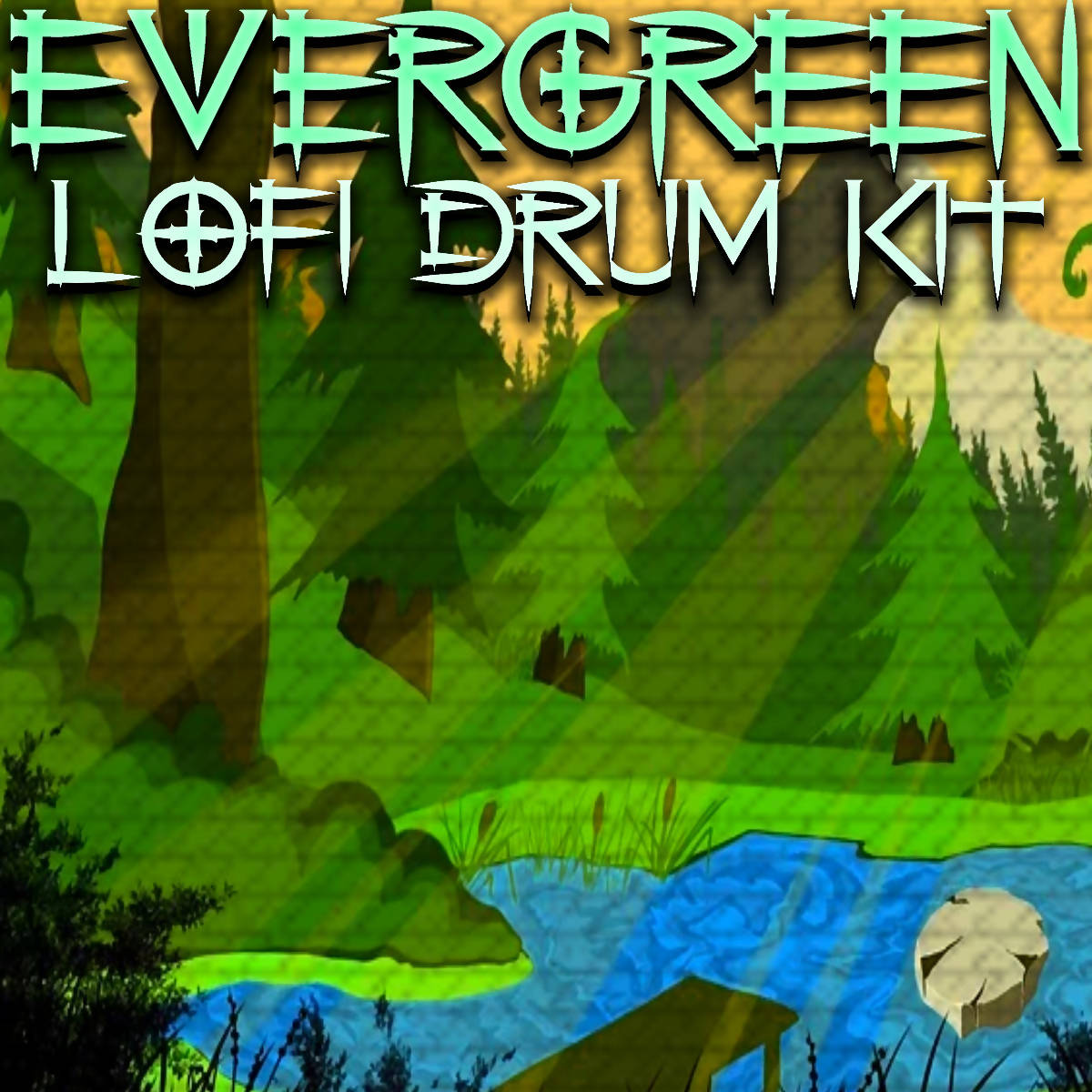 TheZachMichael EVERGREEN LOFI Drum Kit Kitsi Marketplace